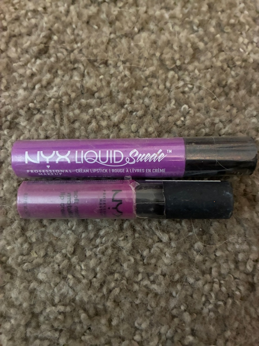 NYX Liquid Suede Cream Lipstick Duo - Bright Violet